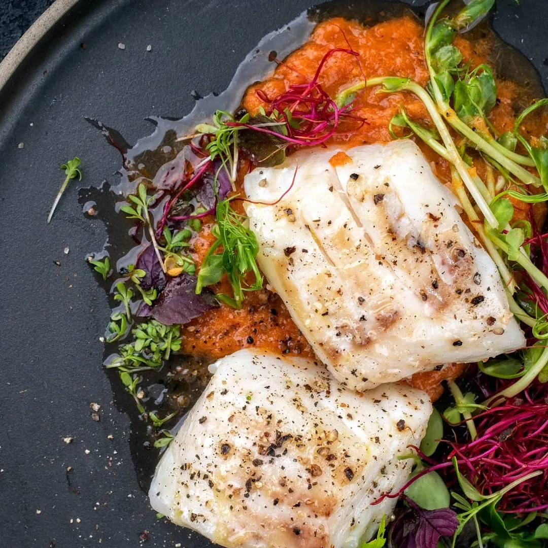 Fisk, skaldyr og grønt køkken.