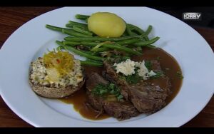 Billed til opskrift med gammeldags oksesteg